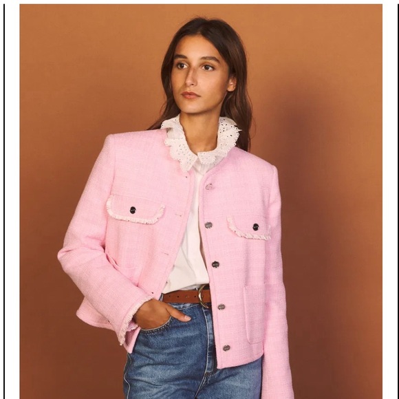 Sandro Diana Tweed blazer - Picture 1 of 5